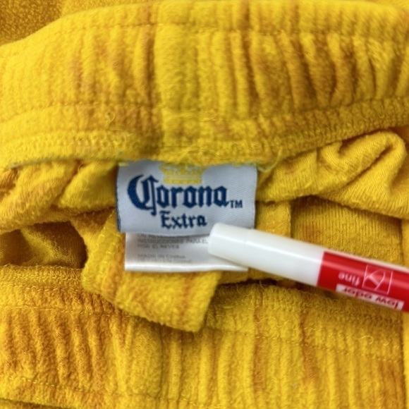 Official Corona Extra Yellow Fleece Lounge Pants PJ Size Large Lightweig… - Picture 6 of 15